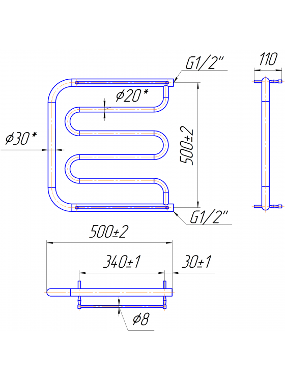 Фокстрот 530x500/500