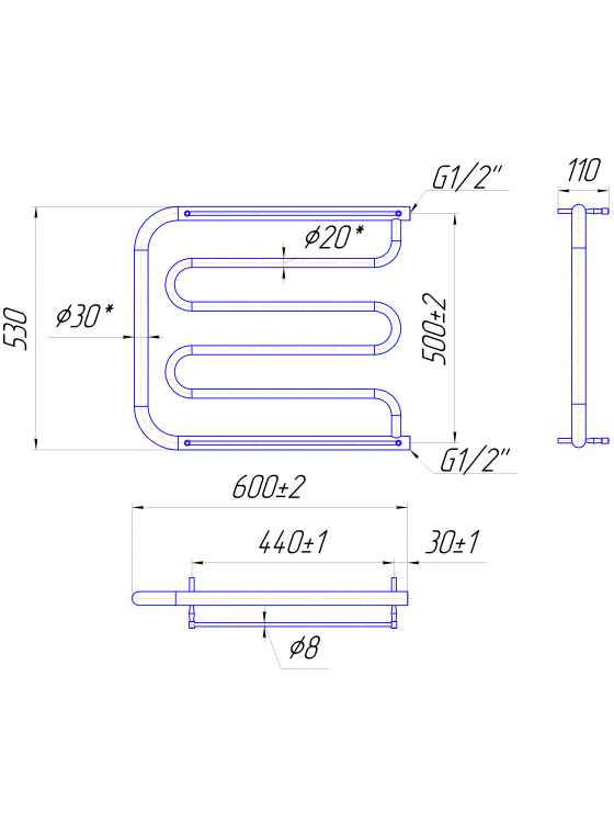 Фокстрот 530x600/500