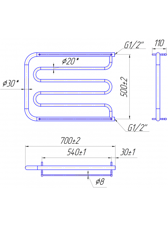Фокстрот 530x700/500