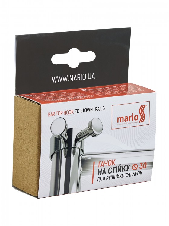 Гачок на стійку Ø30