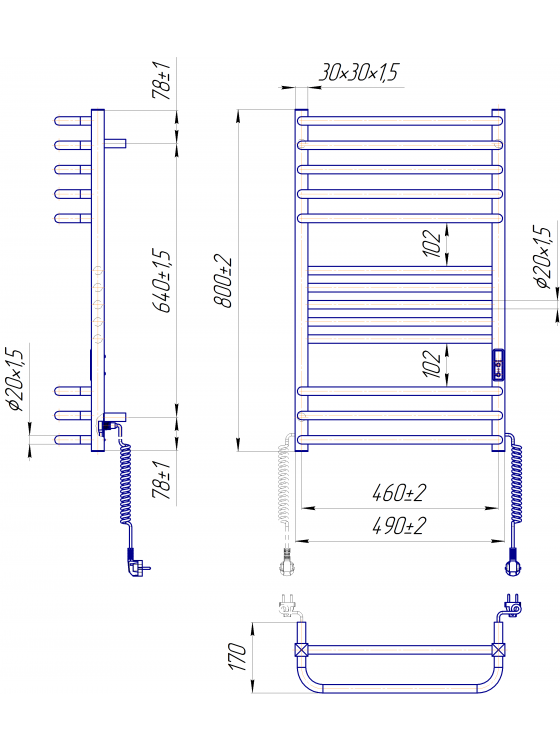 Гера-Люкс-I 800х500 TR K таймер-регулятор
