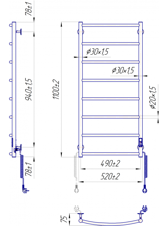Класік-I 1090х530 TR K таймер-регулятор
