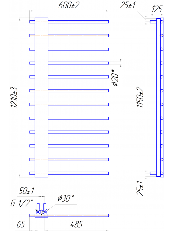Комфорт 1210x600/50