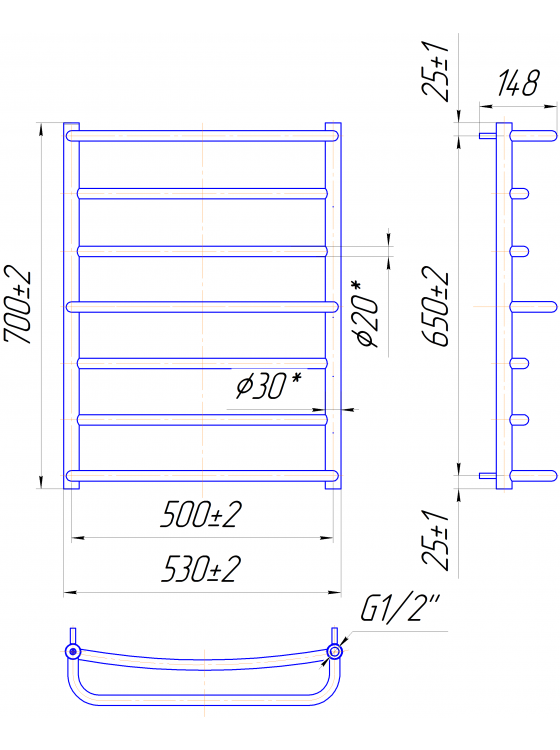 Люкс 700x530/500