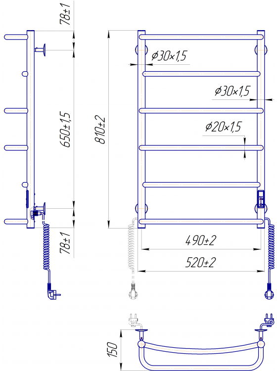 Люкс-I 800х530 TR K таймер-регулятор