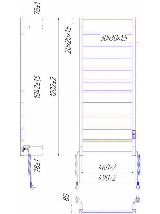 Токіо-I 1200х500 TR K таймер-регулятор